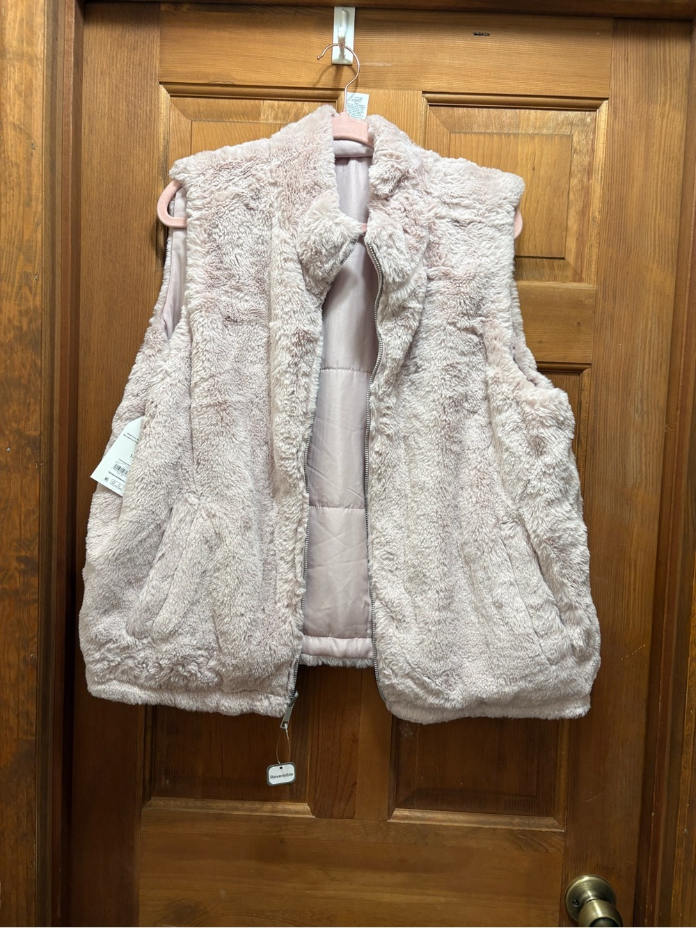 Time and Tru reversible vest 1X NWT